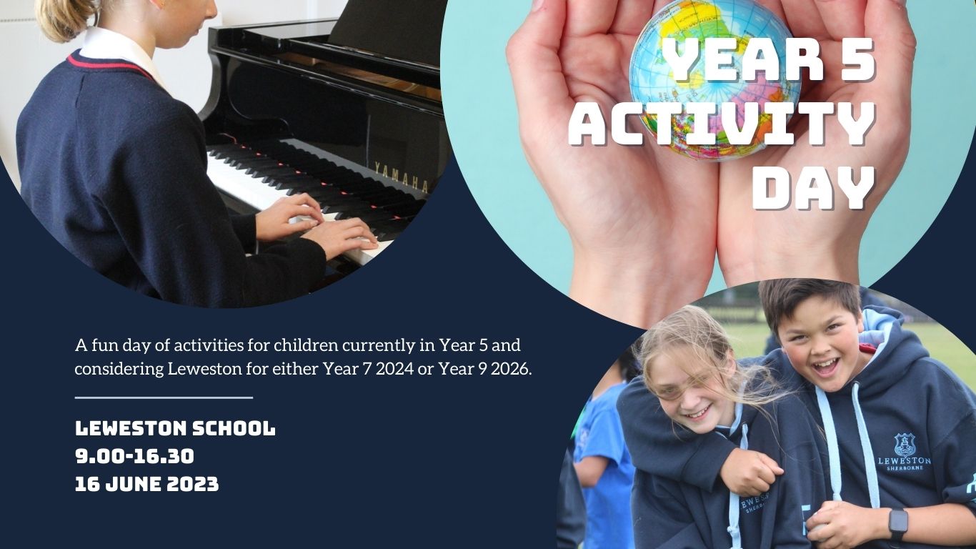 YEAR 5 ACTIVITY DAY HEADER (Landing Page Website)